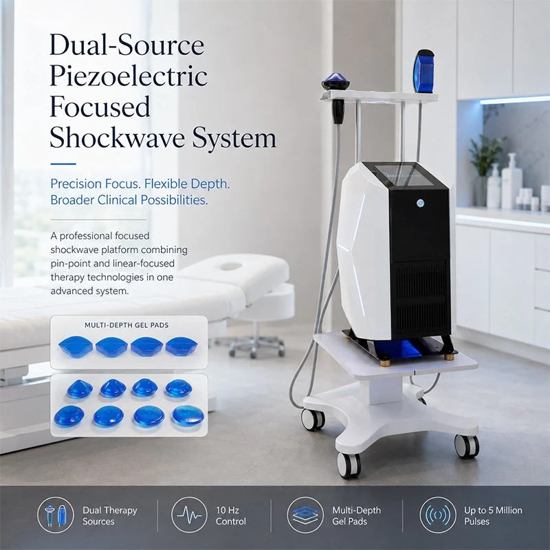 Dual-Source Piezoelectric Focused Shockwave System high quality